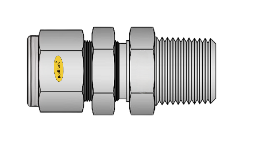 Bulkhead Male Connector - NPT
